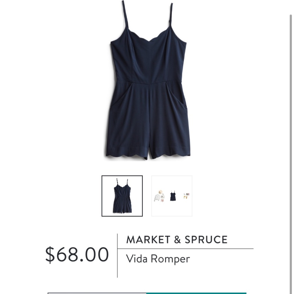 NWT Market and Spruce Vida romper
